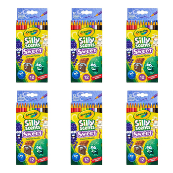 72pc Crayola Silly Scents Coloured Pencils Art/Craft 5y+