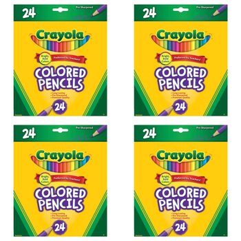 96pc Crayola Coloured Pencils Kids/Children Art/Craft 6y+