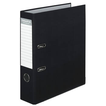 Colour Hide A4 75mm Lever Arch File - Black