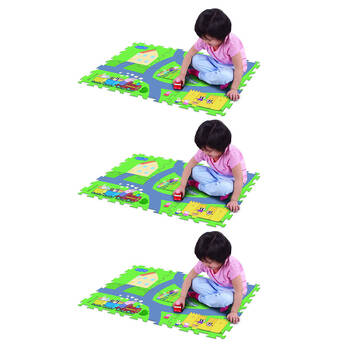 3PK Peppa Pig 28" x 19" Megamat Playmat w/ 1 Assorted Vehicle