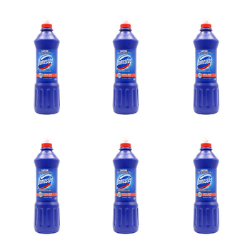 6PK Domestos Multipurpose Bleach Kitchen/Bathroom Cleaner 1.25L