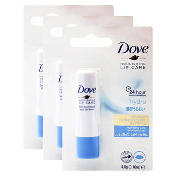 3PK Dove 4.8g Hydro Nourishing Lip Care Hydrating Balm