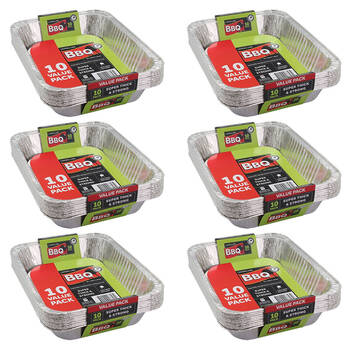 60pc  Lemon & Lime Rectangle Foil Tray