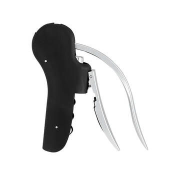 Blomus Lever Man Automatic Corkscrew w/ Foil Cutter Wine Bottle Opener Black