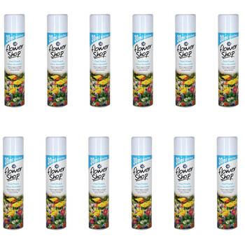 12PK Flower Shop Odour Neutraliser 330ml - Fresh Flowers 