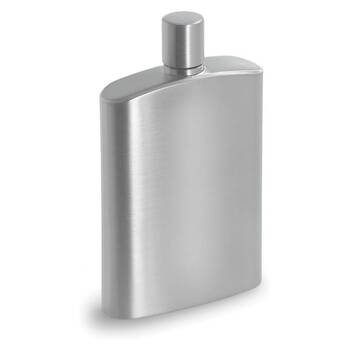 Blomus Gents Stainless Steel Hip Liquor Travel Flask Portable 105ml Silver