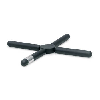Blomus Knik Silicone Heat Resistant Trivet Hot Pot/Dish Stand 4x11.2cm Black