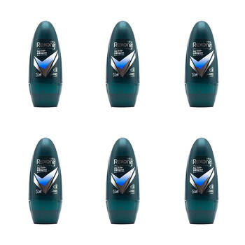 6PK Rexona Men 45ml Roll On Underarm Deodorant Antiperspirant Activ-Bright