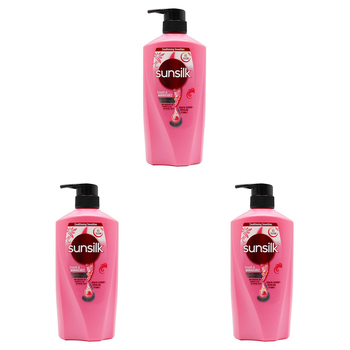 3PK Sunsilk 625ml Conditioner Smooth & Manageable Silky Hair Care