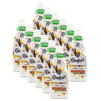 12PK Comfort 900ml Fabric Conditioner Fragrance Vanilla Orchid