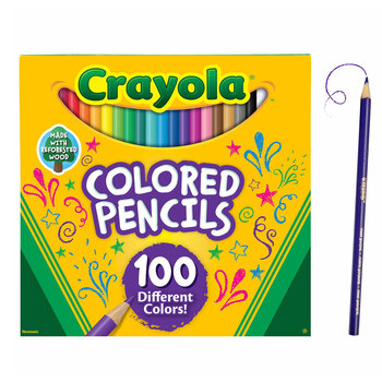100pc Crayola Coloured Pencils 3+
