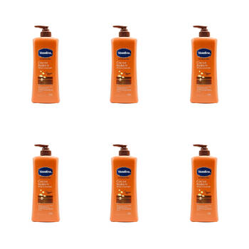 6PK Vaseline 400ml Intensive Care Cocoa Radiant w/ Pure Cocoa Butter