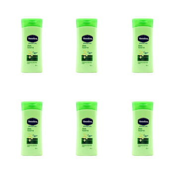 6PK Vaseline 200ml Aloe Soothe Intensive Care Moisturising Lotion
