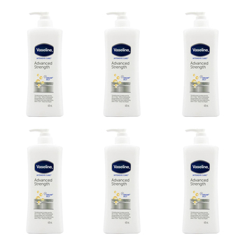 6PK Vaseline 400ml Intensive Care Body Lotion Advanced Strength For Dry Skin