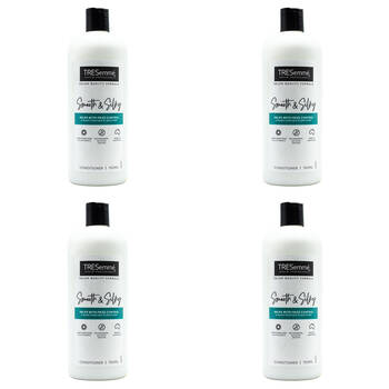 4PK Tresemme 750ml Hair Conditioner w/ Sunflower Seed Oil Smooth & Silky