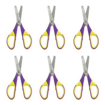 6PK Crayola Kids/Childrens Creative Blunt Tip Scissors Single Pair 3y+