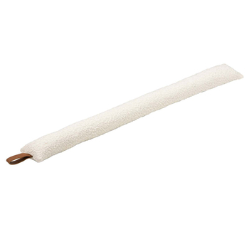 Ladelle Boucle Polyester/PVC 7x90cm Draught Excluder - Cream