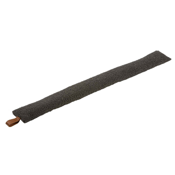 Ladelle Boucle Polyester/PVC 7x90cm Draught Excluder - Charcoal