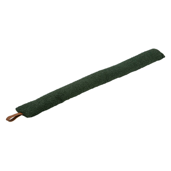 Ladelle Boucle Polyester/PVC 7x90cm Draught Excluder - Forest Green