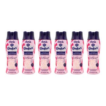 6PK Comfort Dusk In Wash Scent Booster Sweet Bouquet 200g Fabric Freshener