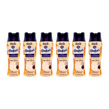 6PK Comfort In Wash Scent Booster Dusk Orange Spring 200g Fabric Freshener