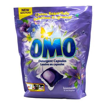 42pc Omo Detergent Laundry Capsules - Lavender & Eucalyptus