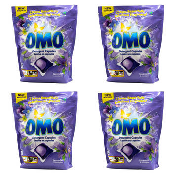 168pc Omo Detergent Laundry Capsules - Lavender & Eucalyptus