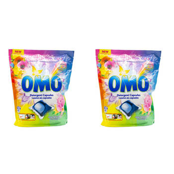 84pc Omo Detergent Laundry Capsules - Rose Blossom & Morning Dew