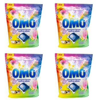 168pc Omo Detergent Laundry Capsules - Rose Blossom & Morning Dew