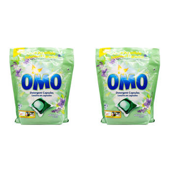 84pc Omo Detergent Laundry Capsules - White Orchid & Mint