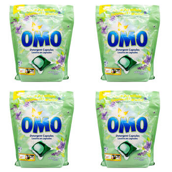 168pc Omo Detergent Laundry Capsules - White Orchid & Mint