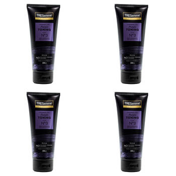 4PK Tresemme 200ml Mask Coconut Oil Purple Toning Step No.3