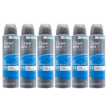 6PK Dove Men+Care Antiperspirant Deodorant Spray 72H Protection 150ml
