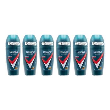 6PK Rexona 72H Advanced Protection Antiperspirant Roll On Deodorant 50ml