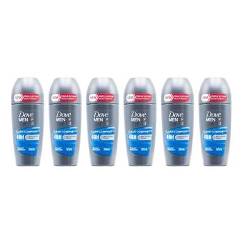 6PK Dove Men+Care Clean Comfort Roll On Deodorant 48H Protection 50ml