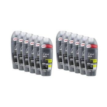 12PK Dove Men Antiperspirant Roll-On Deodorant 48 Hour 50ml Invisible Fresh