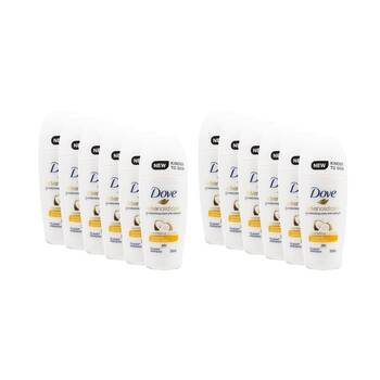 12PK Dove Antiperspirant Roll-On Deodorant 48 Hour 50ml Coconut & Jasmine