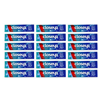 18PK Closeup Everfresh Fluoride Gel Toothpaste 90g - Menthol Paradise
