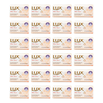 24PK Lux 80g Bar Soap Jasmine & Almond Oil - Velvet Touch