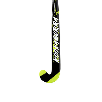 Kookaburra Midas Wood Mid-Bow 34'' Long Mid-Weight Hockey Stick Black/Green