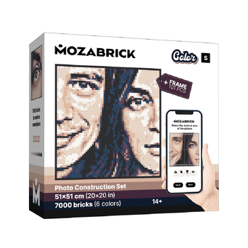 Mozabrick 51cm Model Color Set w/ Frame Pixel Art - Small