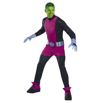 Dc Comics Beast Boy Adult Mens Dress Up Costume - Size Xl
