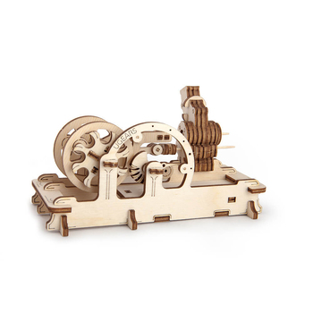 UGears Pneumatic Engine Mechanical DIY Wooden 3D Puzzle 81pc