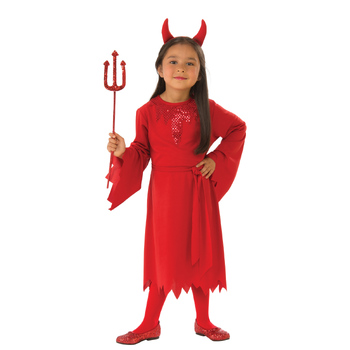 Rubies Red Devil Girl Opp Dress Up Costume - Size M
