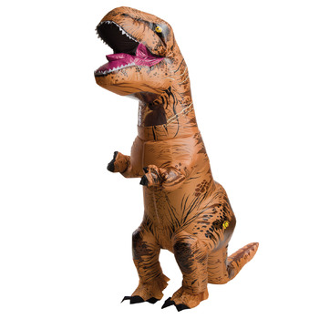 Rubies Jurassic World T-Rex Inflatable Dress Up Costume - Size Teen