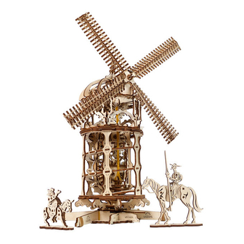 Ugears Tower Windmill Wooden 3D Puzzle 8pc