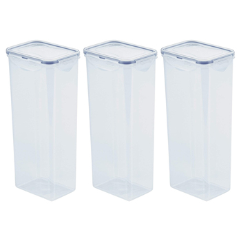 3PK LocknLock Classic Food Container Pasta Box Tall 2.0l