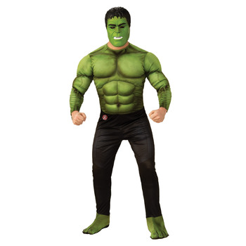 Marvel Hulk Deluxe Avengers 4 Dress Up Costume - Size XL