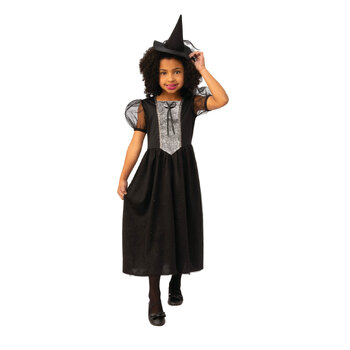 Rubies Black Witch Girls Dress Up Costume - Size M
