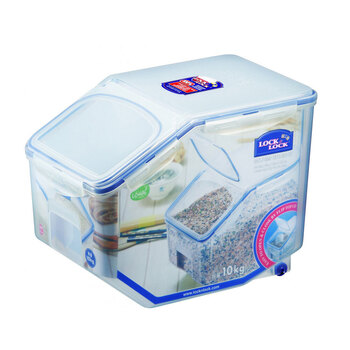 Lock & lock Plastic Rice Case 12L Container w/ Cup